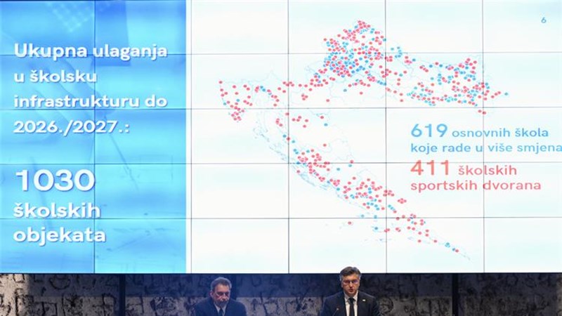 Predstavljen javni poziv za izgradnju osnovnih škola vrijedan 302 milijuna eura